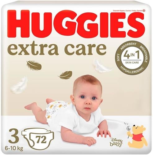 Huggies Extra Care Vel Plenky Ks Tsbohemia Cz