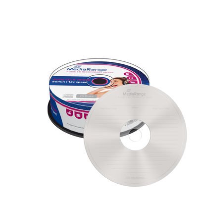 MediaRange Audio CD-R 700MB 12x, SPINDL (25pack)