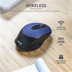 Trust Zaya Rechargeable Wireless Mouse, modrá