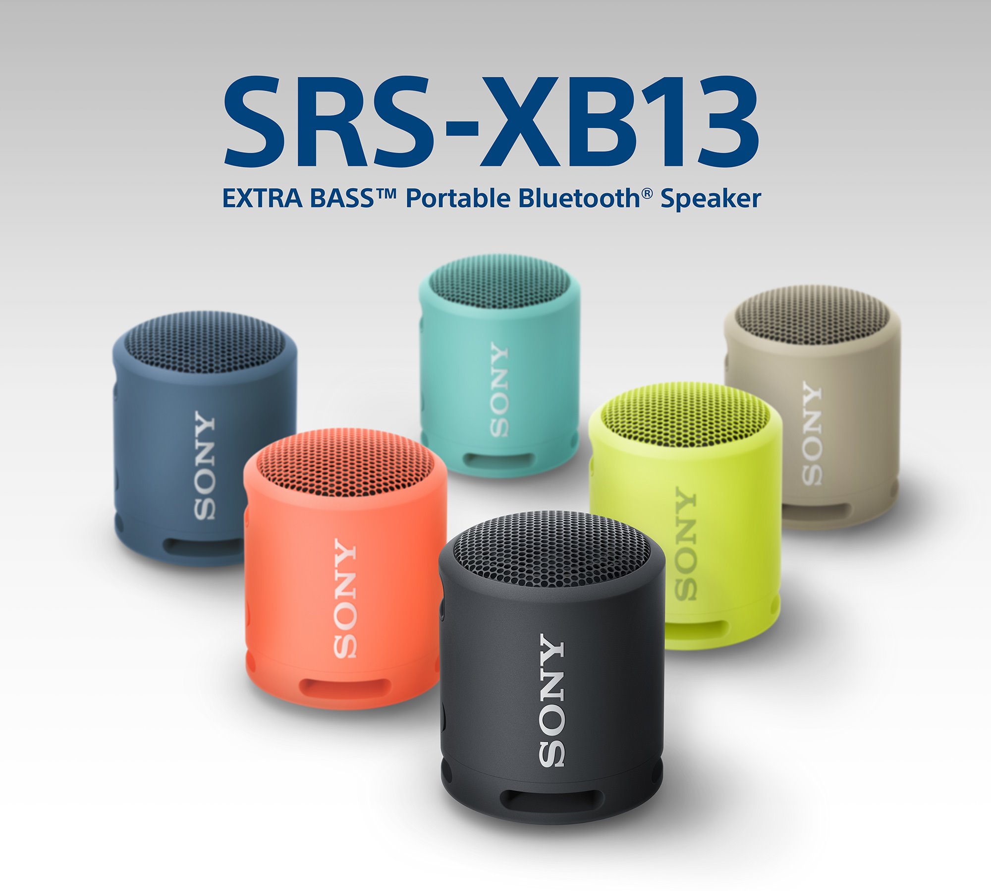 Sony SRS-XB13, šedo-hnědá, model 2021