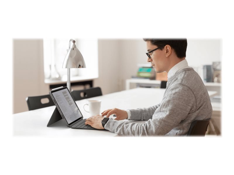Logitech Combo Touch pro iPad Pro 11" (1., 2., 3.. gen), šedá - US INTL