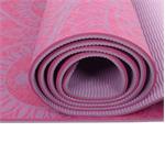 Podložka LIFEFIT YOGA MAT MANDALA DUO, 183x58x0,6cm, bordó