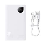 Baseus Adaman2 powerbanka s digitálním displejem 20000mAh 30W (VOOC) bílá