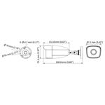 HIKVISION HiWatch turbo HD kamera HWT-B220-M/ Bullet/ rozlišení 2Mpix/ objektiv 2,8mm/ krytí IP66/ IR až 40m/ kov