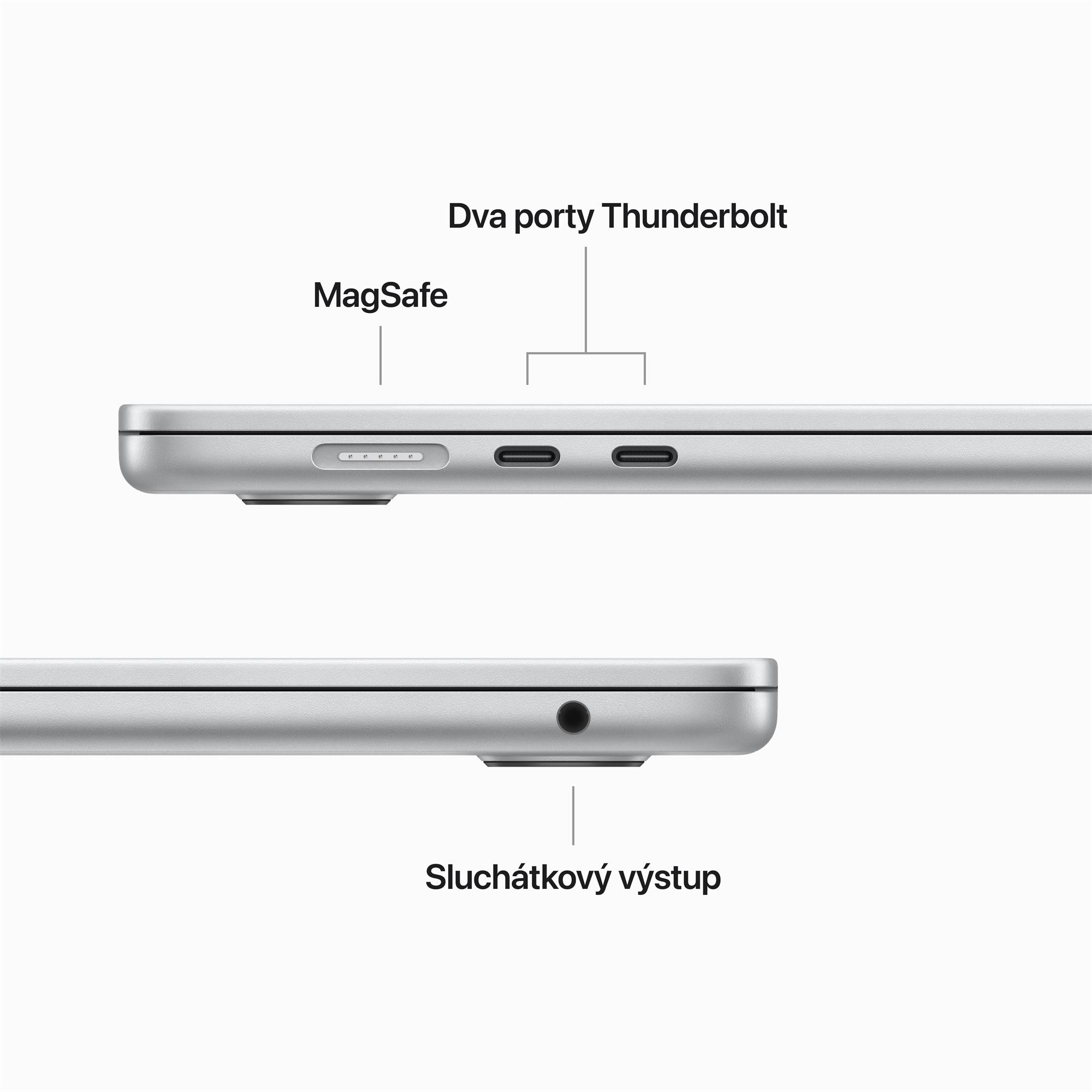 NB Apple MacBook Air 15",M2 8-core CPU/10-core GPU,8GB,256GB,Silver,CZ (MQKR3CZ/A)