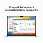 NB Apple MacBook Air 15",M2 8-core CPU/10-core GPU,8GB,512GB,Silver,CZ (MQKT3CZ/A)