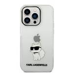 Karl Lagerfeld IML Choupette NFT Zadní Kryt pro iPhone 14 Pro Max Transparent