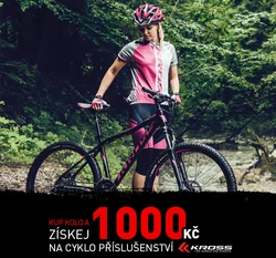1.000 Kč zľava na príslušenstvo KROSS