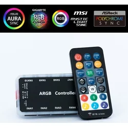 1stCOOL AURA RAINBOW ARGB řadič a dálkové ovládání (MUSIC Controll) RC-CONTR-ARGB2