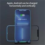 1stCOOL bezdrátová QI nabíječka skládací stojánek, černá, USB-C