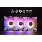 1stCOOL KIT AURA EVO CRYSTAL ARGB 3x CRYSTAL White + Nano řadič