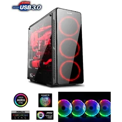 1stCOOL MiddleTower GAMER 3 Aura RGB + set FAN ARGB ML-GAMER3-ARGB
