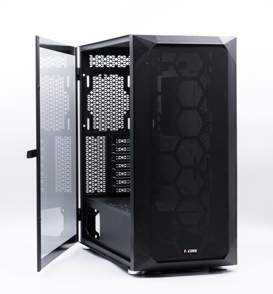 1stCOOL MiddleTower Wind Storm Black + sada ARGB