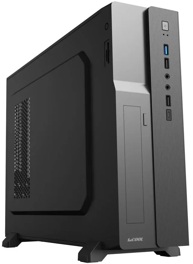 1stCOOL SFF case COMPACT 1, AU, USB3.0, USB-C, čítačka kariet, ventilátor