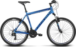 2018 KROSS 26" HEXAGON 1.0 vel.14" - blue/black/navy blue matt