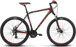 2018 KROSS 26" HEXAGON 3.0 vel.14" - black/red/burgundy matt