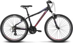 2018 KROSS 26" LEA 2 vel.13" - black/rapsberry/violet matt