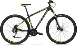 2018 KROSS 27,5" HEXAGON 6 vel.17" - black/graphite/lime matt