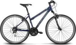 2018 KROSS 28" EVADO 3 dámský vel.19" - navy blue/green matt
