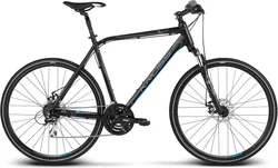 2018 KROSS 28" EVADO 4 vel.23" - black/blue matt