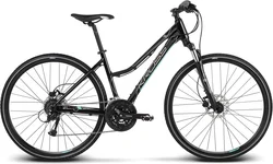 2018 KROSS 28" EVADO 5 dámský vel.19" - black/tyrkys glossy
