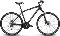 2018 KROSS 28" EVADO 6 vel.23" - black/blue matt