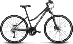 2018 KROSS 28" EVADO 7 dámský vel.19" - black/blue matt