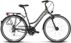 2018 KROSS 28" TRANS 3 dámský vel.19" - brown/cream/silver matt