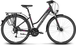 2018 KROSS 28" TRANS 8 dámský vel.19" - black/violet/silver matt