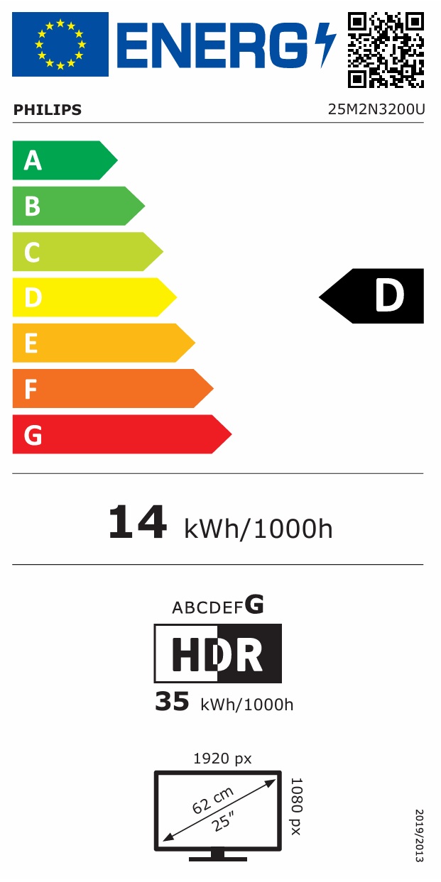 24,5" Philips 25M2N3200U