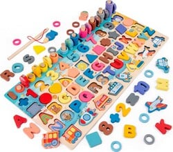 2Kids Toys Multifunkčná doska na vkladanie 6 v 1