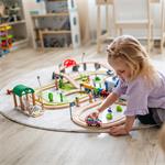 2Kids Toys Vláčkodráha Město a Vesnice 200 dílů