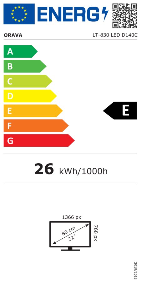 32" Orava LT-830 LED D140C