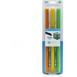3Doodler náplň Create PLA pre 3D pero 75ks - neónová oranžová, žltá, zelená
