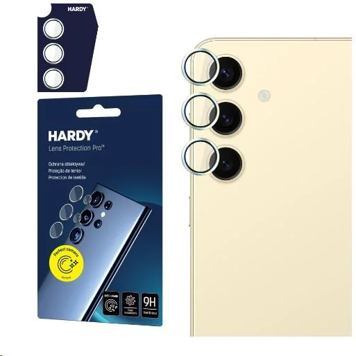 3mk HARDY Lens Protection Pro pre Samsung Galaxy S24+ Yellow