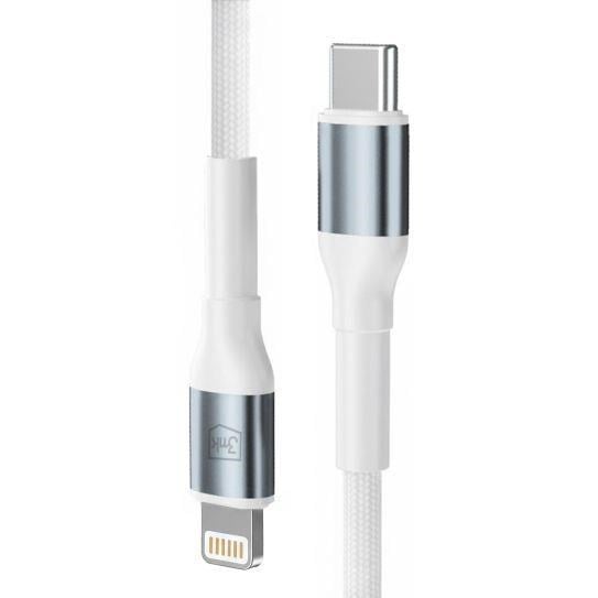 3mk Hyper Cable N-SERIES C to Lightning 2m PD 3.0 9V/3A 27W White