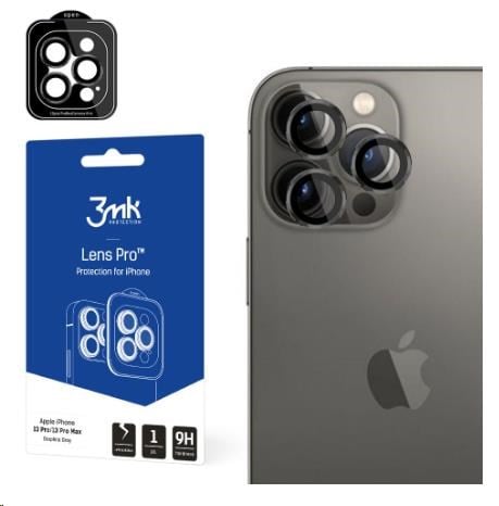 3mk Lens Protection Pro Apple iPhone 13 Pro/13 Pro Max, Graphite Gray