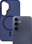 3mk ochranné puzdro Smoke MagCase Blue pre Samsung Galaxy S26