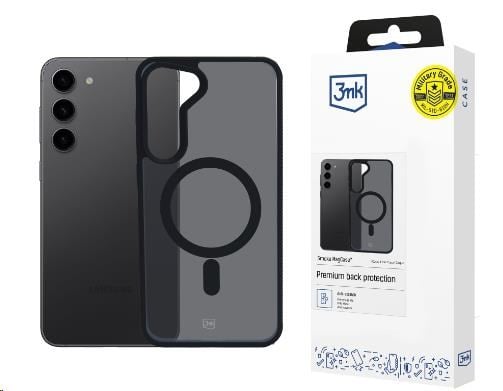 3mk ochranný kryt Smoke MagCase pro Samsung Galaxy S23 5G