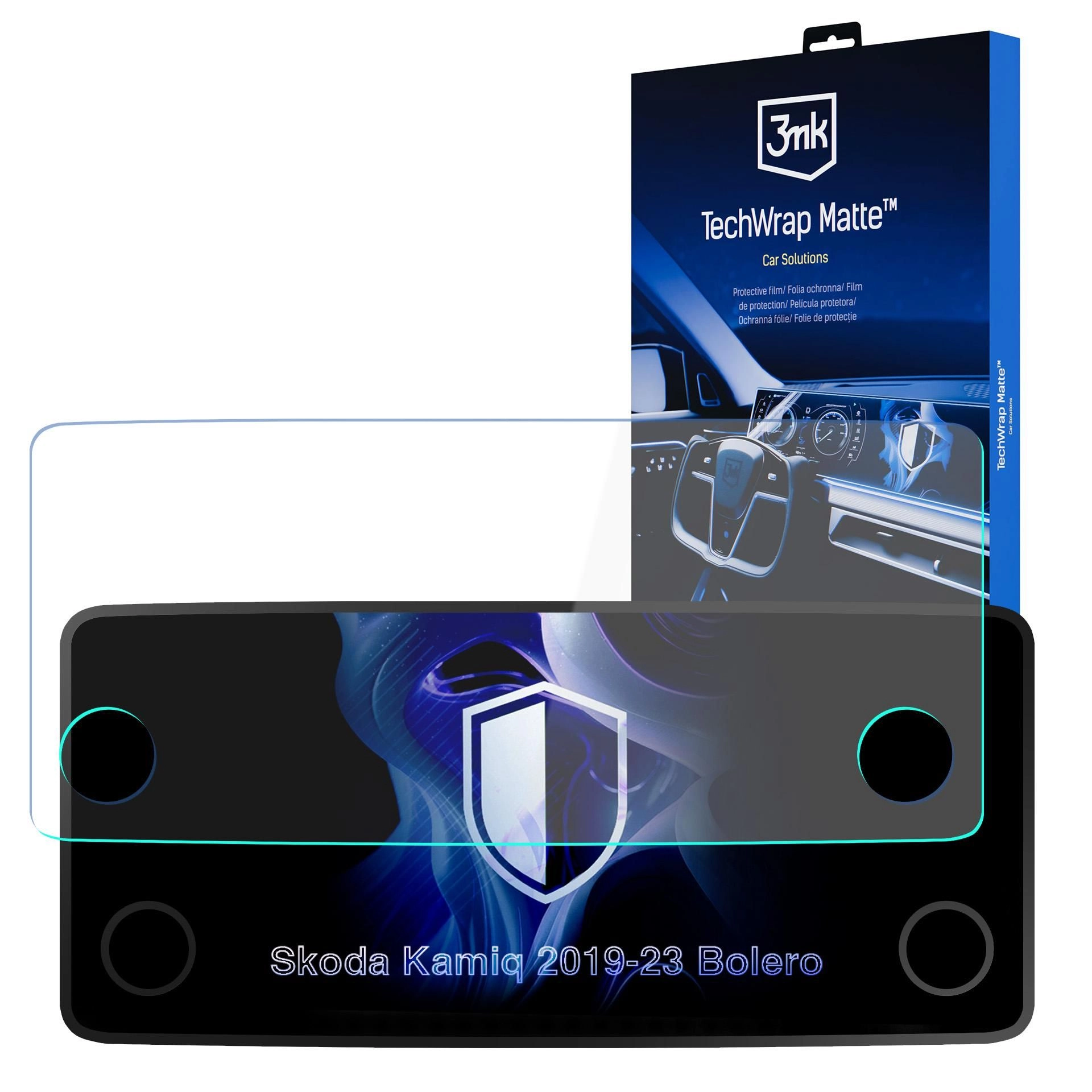 3mk TechWrap Matte Center Display Škoda Kamiq Bolero (2019-2023)