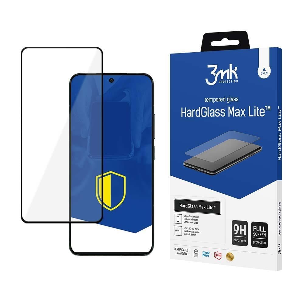 3mk tvrzené sklo HardGlass Max Lite Black pro Apple iPhone 15
