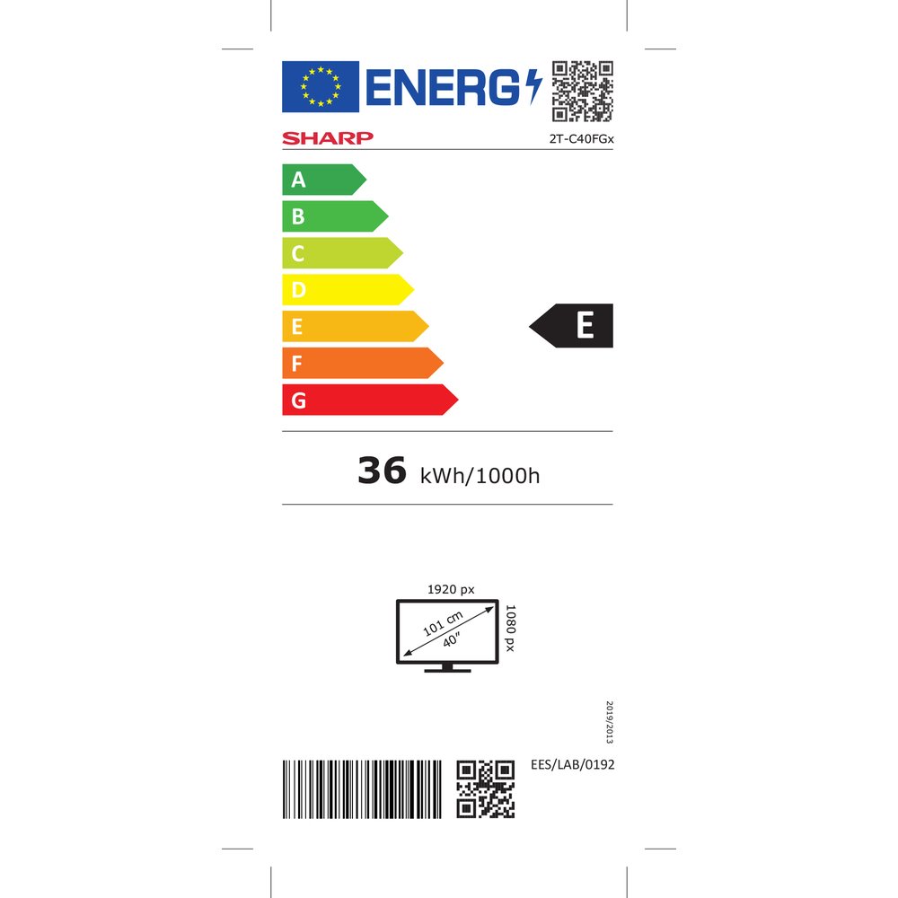 40" Sharp 40FG2EA (FHD)