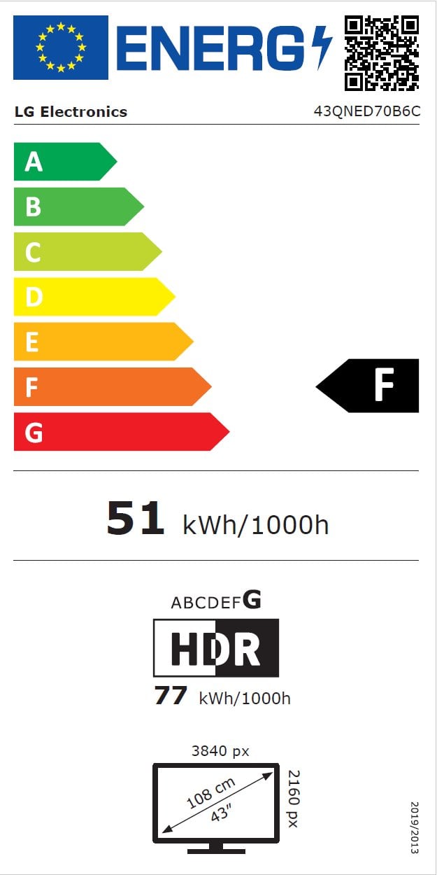 43" LG 43QNED70B6C (2026)