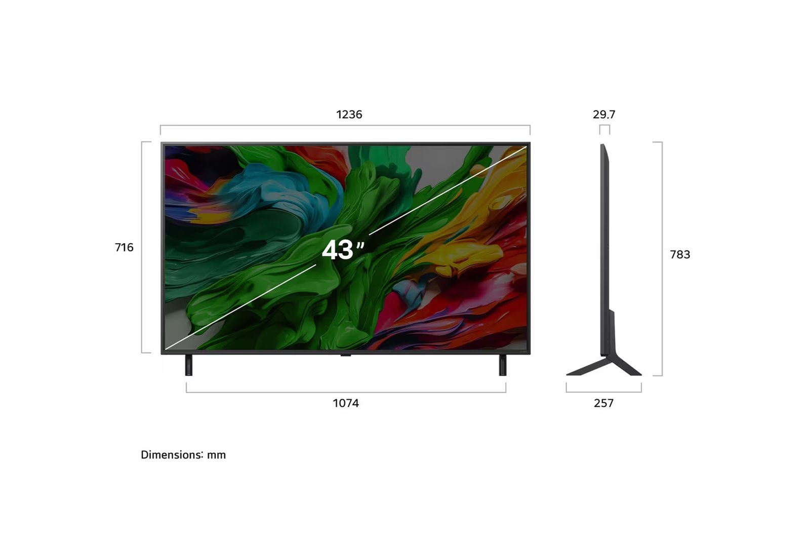 43" LG 43QNED87A6D (2025)