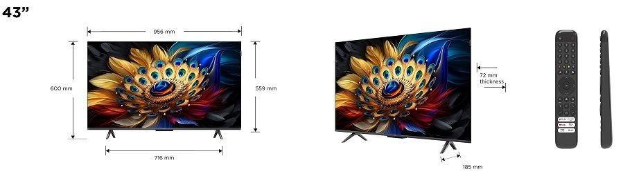 43" TCL 43C655