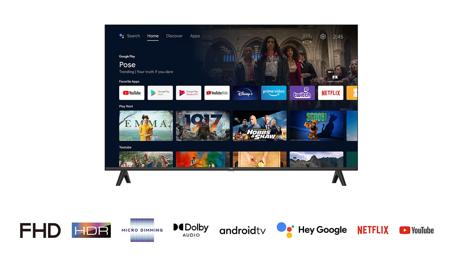 43" TCL 43L5A