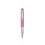 46617 Kuličkové pero "Telescopic Metal Stylus", modrá, 0,24 mm, teleskopické, kovové, růžové tělo, Z