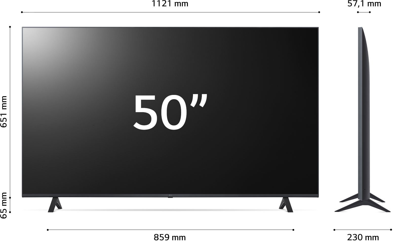 50" LG 50UR78006LK (2023)