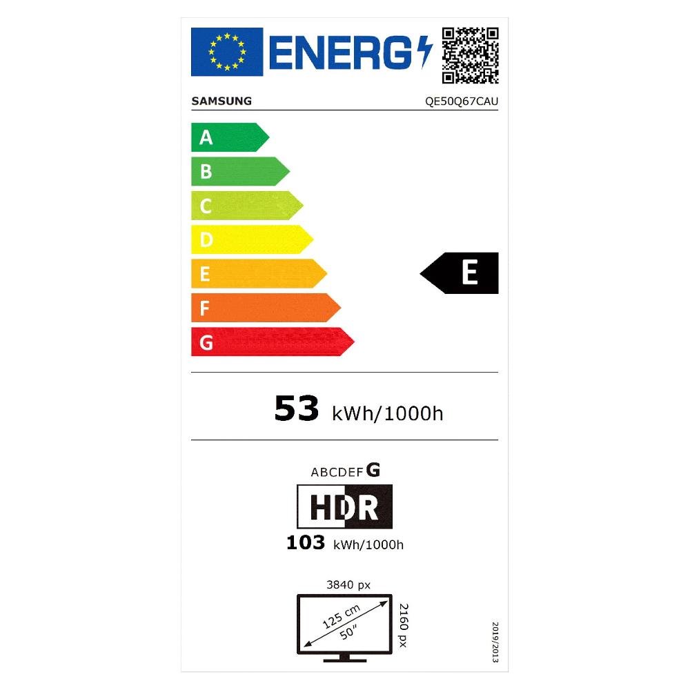 50" Samsung QE50Q67C