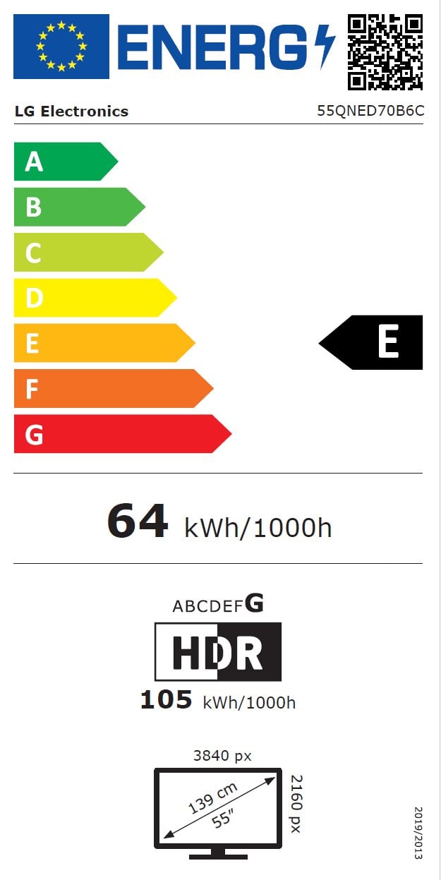 55" LG 55QNED70B6C (2026)